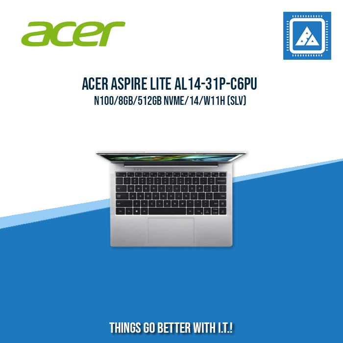 ACER ASPIRE LITE AL14-31P-C6PU N100/8GB/512GB NVME | BEST FOR STUDENTS LAPTOP ACER ASPIRE LITE AL14-31P-C6PU N100/8GB/512GB NVME | BEST FOR STUDENTS LAPTOP
